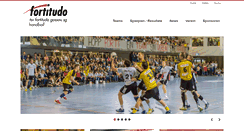 Desktop Screenshot of fortitudohandball.ch